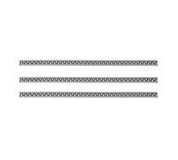 3Pcs Silicone Oven Shelf Cover | Scald - Proof Rack Guard for Microwave Oven | Cuttable 14in Long Baking Strip for Grills/Racks | Dishwasher Safe and Reusable (Gris)