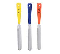 3PCS Stainless Steel Guitar Nut File Set, Guitar Luthier File Nail Puller Repair Tool for Guitar Bass Mandoline Banjo Ukulele Performance Accessory