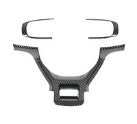 3PCS Steering Wheel Cover Frame Replacement for HEV NQ5, Carbon Fiber Pattern Decorative Frame, Rust Proof Smooth Surface Trim Panel, Interior Upgrade Accessories for