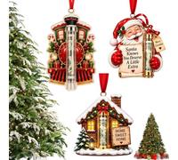 3PCS Surprise Red Envelope Christmas Tree Ornament,Money Holder (#4) | Christmas Cash Gift Butterfly Ornamen, Christmas Money Ornament Collection,Turn Cash Gifts Into Magical Memories
