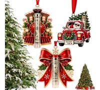 3PCS Surprise Red Envelope Christmas Tree Ornament,Money Holder (#5) | Christmas Cash Gift Butterfly Ornamen, Christmas Money Ornament Collection,Turn Cash Gifts Into Magical Memories