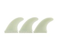 3pcs Tablero de Surf Aleta de Aleta Resistente PVC Set de Tablero Largo Tablero de Surf Amarillo