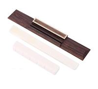 3Pcs Tone Rosewood Bridge, Bone Saddle and Nut for Replacement for Classical Guitar
