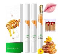 3pcs Transparent Colorless Moisturizing Lip Plumping Essence,Honey Moisturizing Lip Essence,No-Sticky Long-Lasting Moisture