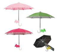 3Pcs UV Protection Phone Umbrella for Sun, Cell Phone Umbrella Sun Shade, Umbrella for Phone with Universal Suction Cup Stand (#2)