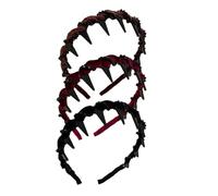 3pcs Velvet Lentejuela Diadema USUR RESISTENTE LOS CHELES PERL VINTAGE MOTOR PALABRA DIÁNDOS FIJOS PARA MUJER GILLES