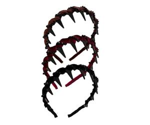 3pcs Velvet Lentejuela Diadema USUR RESISTENTE LOS CHELES PERL VINTAGE MOTOR PALABRA DIÁNDOS FIJOS PARA MUJER GILLES