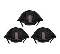 3Pcs Wig Caps | Soft Breathable Nylon Dome Stocking Wig Cap for Women/Men | No Deformation & Secure Design for Cosplay/Makeup/Daily Use