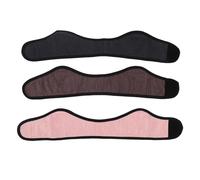 3pcs Winter Fleece Ear Warmer Headband - Soft Stretchy Soundproof Sleep Earmuff Adjustable for Men Women, Pink Dark Gray Brown, Fit Skiing Running Cycling