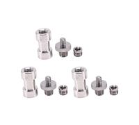 3piezas 1/4 Pulgada 3/8 Pulgada Tornillos de Trípode A Base de Lampara Adaptador de Soporte de Cámara de Paraguas