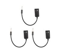 3piezas 3.5mm Divisor de Audio Estereo Macho A Auricular Adaptador de Microfono + Auriculares Parejas Giran Conector de Arnes de Cableado
