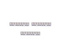 3piezas 8 x WS2812B 5050 RGB Luces LED de Conduccion Tira de Placa Incorporada A Todo Color para NAZE32 CC3D