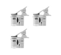 3piezas Cámara Universal con Zoom 60X con Luz LED Teléfono ABS Microscopio de Bolsillo Portátil para Teléfonos Inteligentes Móviles