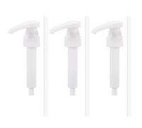 3Psc Dispensador de Jarabe, Bomba de sirope, dispensador Reutilizable para Botellas de 500-1000 ml con 3 largas, Bomba dosificadora para el hogar, cafetería desinfectante de Manos