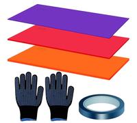 3pzs Abrazadera Silicona Taza, Silicona Sublimacion Taza, Envolturas de Silicona, 3 Grosores 28 x 12cm Abrazadera Silicona Sublimacion Accesorios para Transferencia de Calor Prensa Térmica para Tazas