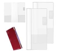 3pzs Funda Protectora Transparente para Hobonichi Weeks 2026, 20,7x19,6cm Funda Transparente PVC Planificador Semanal Protector para Cuaderno Impermeable & Resistente a Rayaduras