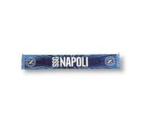 3R Sport Bufanda Jacquard SSC Napoli, producto oficial 100% acrílico, azul, blanco, azul
