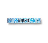 3R Sport Bufanda Jacquard SSC Napoli, producto oficial 100% acrílico, azul, blanco, azul