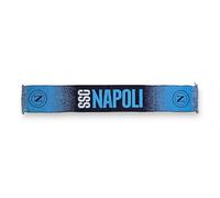 3R Sport SSC Napoli, bufanda jacquard, producto oficial 100% acrílico, azul, blanco, azul