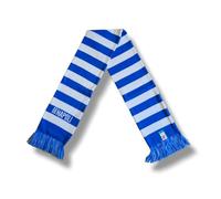 3R Sport SSC Napoli Bufanda tubular con bordado, producto oficial 100% acrílico, azul, blanco, azul