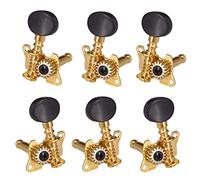 3R3L - Clavija de afinación de cuerdas ovalada abierta para guitarra acústica folk