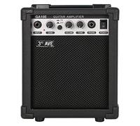 3rd Avenue Amplificador para guitarra de 10 W de 3rd Avenue con salida para auriculares, función de distorsión y control de tono, Amplificador de ensayo compacto y portátil, Negro