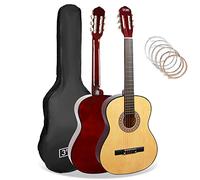 3rd Avenue Paquete Para Principiantes Con Cuerdas De Nailon Español Para Guitarra Clásica Para Niños, Tamaño 3/4, 6 Meses De Lecciones Gratis, Bolsa Y Cuerdas, Natural