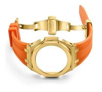 3rd Generation Rubber watch band and case For GA 2100 watches Strap Bezel solid Upgrade 3ND GA-2100 modified band