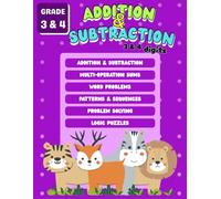 3rd Grade Addition and Subtraction Practice Workbook :: Best for 3 and 4th Grades | Including Multi-operation, Word Problems, Patterns & Sequences, ... Day | 100 Worksheets | Evening Activity Book