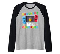 3rd Grade Level Unlocked Gamer Back to School Boy Camiseta Manga Raglan