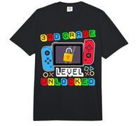 3rd Grade Level Unlocked Gamer Back to School Boy Comfort Colors Adult Heavyweight T-Shirt