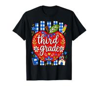 3rd Grade Teacher Apple Back To School Elementary Classroom Camiseta