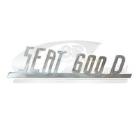 3RG INDUSTRIAL - Anagrama Capot Tras. Seat 600 D - SEAT 600 - Piezas y Recambios para Coche.