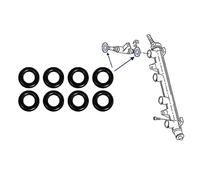 3RG INDUSTRIAL - Kit Juntas Inyector (8pcs) 99714 - Sellado Sistema Inyección - Compatible OEM 035906149A 06A906145