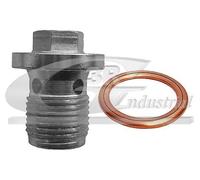3RG INDUSTRIAL Kit tapón cárter y junta (2PCS), OEM 652950, TS: M18 x 1,50; L: 21 mm