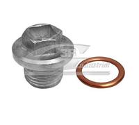 3RG INDUSTRIAL Kit tapón cárter y junta (2PCS), OEM 7703075152, TS: M16 x 1,50 L: 23 mm GS: 16 x 22