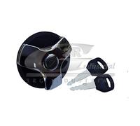 Tapón del depósito antirrobo para Renault 4 (09/1967-12/1993) - negro y cromado