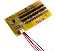 3s 4s Litio para el tablero del sistema de gestión de la batería con capacidad de descarga continua de 100a para Ternary y para paquetes Lifepo4 con protección de temperatura para almacenamiento de