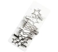 3Set 28pc Silver Hairpins For Women Star Hair Clip Multiple Styles Seamless Duckbill Girls Accessoires(A3-8pcs)