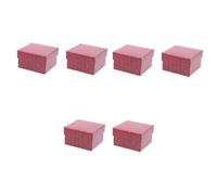 3sets Jewellery Box Women PU Leather Single Watch Storage Case Display for Rings Earrings and Accessories 2pcs*3