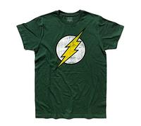 3styler Camiseta de hombre con diseño de rayo rayo rayo Barry Thunder Shirt - Línea Classic - 100% algodón 185 g/m², Verde, S
