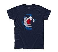 3styler Camiseta de hombre Keith Moon Face Face - Target MODS Shirt - Línea Classic - 100% algodón 185 g/m², turquesa, M