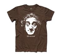 3styler Camiseta de hombre Marty Feldman - AB Normal - Igor Frankenstein Jr - Línea Classic - 100% algodón 185 g/m², chocolate, L