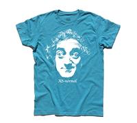 3styler Camiseta de hombre Marty Feldman - AB Normal - Igor Frankenstein Jr - Línea Classic - 100% algodón de 185 g/m² (XL, azul claro)