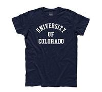 3styler Camiseta Hombre University of Inspirado by Glenn Frey - Capital Centre Camisa - Línea Clásico - 100% Algodón 185 Gr/Mq (L, Azul)