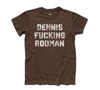 3styler Dennis F*** Rodman - Camiseta de baloncesto - Línea Classic - 100% algodón 185 Gr/m², marrón, XXL