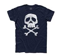 3stylershop Camiseta de hombre con calavera Jolly Roger inspirada en Capitán Harlock, turquesa, XXL