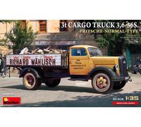 3t Cargo Camión 3,6 -36S. Pritsche-Normal-Type 1 :3 5 Plástico Model Kit Miniart