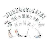 3T6B 32 Pcs Kit Prensatelas Universal Multifuncional Pie de Maquina de Coser Aplicar a Todas Las Marcas Alfa/Singer/Carrefour ect