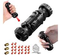 3T6B Fidget Toy EDC, Juguetes Antiestrés Aleación, 2 en 1 Pistolas Juguete Realista Suave Bala, Se Puede Girar y Plegar, Juguetes sensoriales Autismo, Regalos para Familiares y Amigos